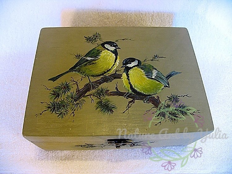 Handmade tea box