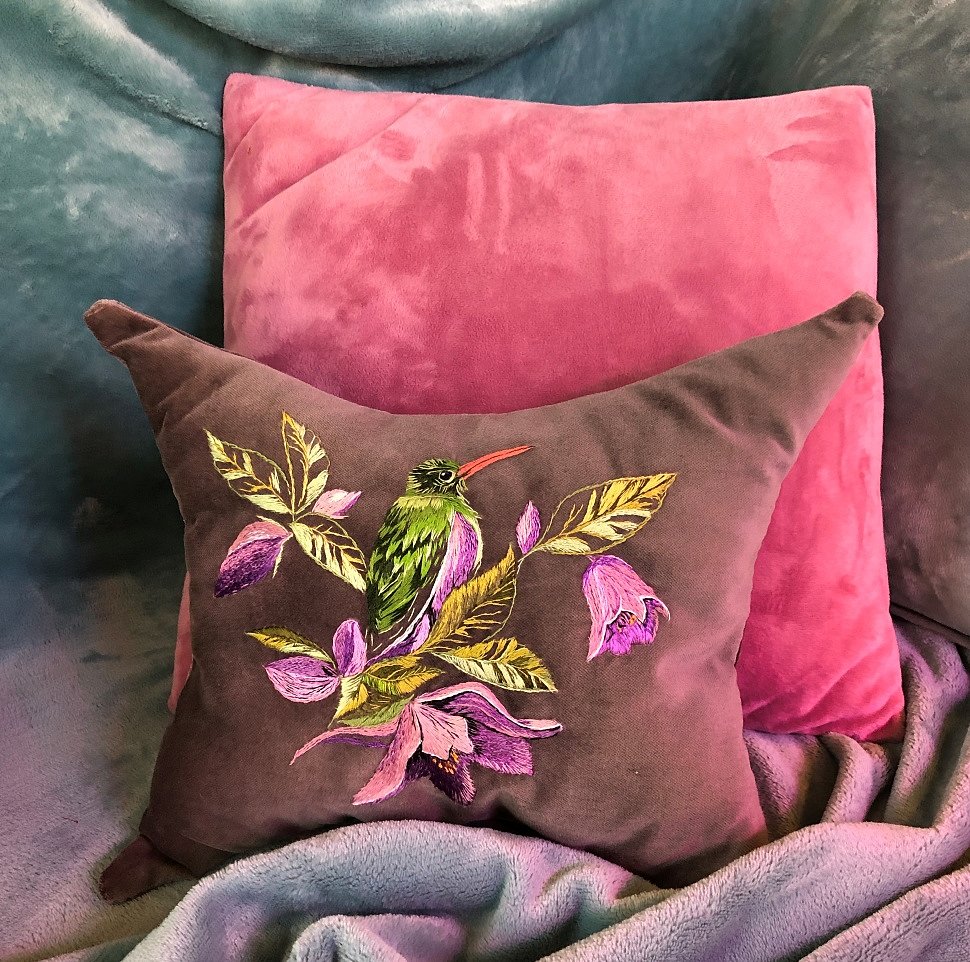 Handmade throw pillows